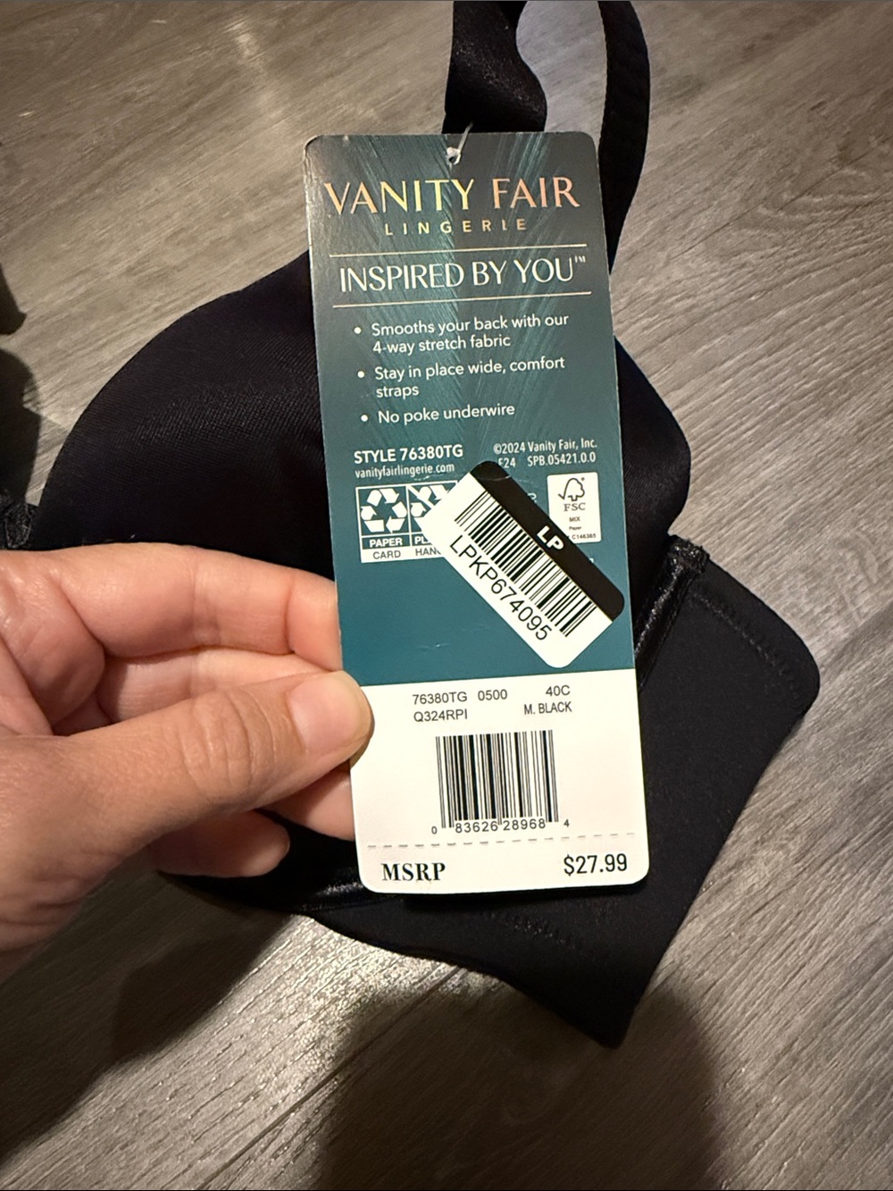 Vanity Fair Bra - Picture 2 of 4